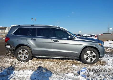 2017 Mercedes-Benz Gls 450 4Matic z USA, uszkodzony, nr VIN 4JGDF6EE4HA945378